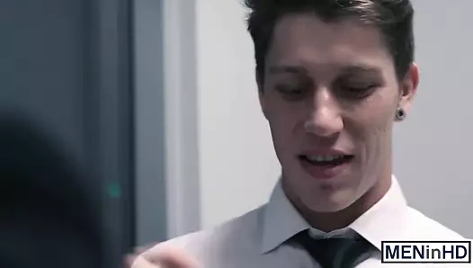 Ofis dudes kit cohen ve paul canon aşk dicking etrafında