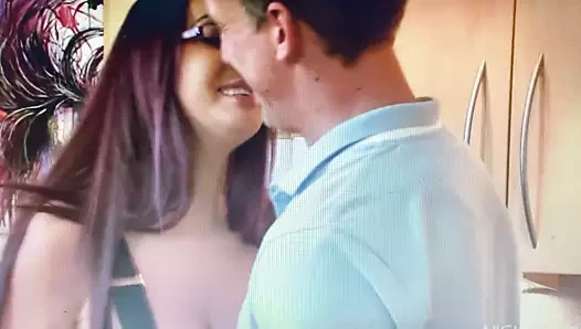 Sıcak seks öncesi göz muayenesi tarama odası fantezi