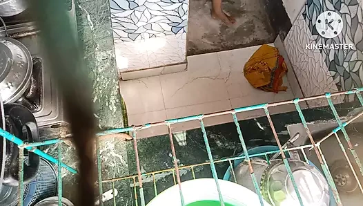 Hintli ev yapımı mutfak seks videosu