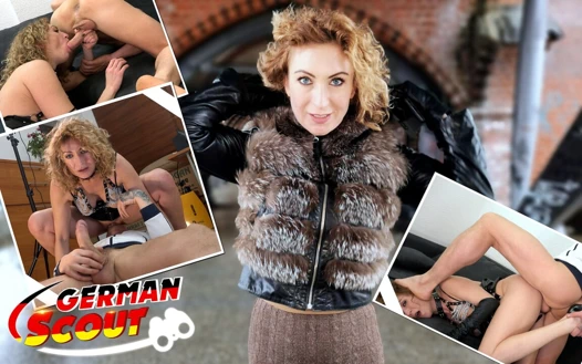 Alman izci - olgun Ukraynalı Julia North Berlin'de yakalandı ve oyuncu seçmelerinde sikildi