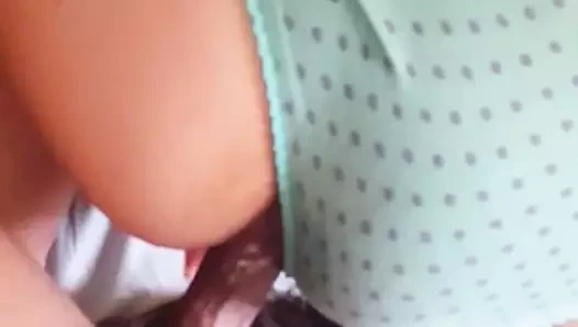 Siyah çük yapma Asya kedi krem