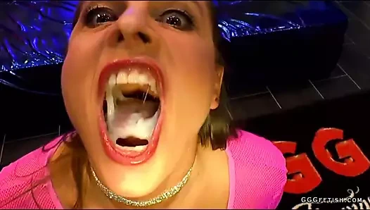 Sexy Susi gets gangbang, anal cumshots and bukkake