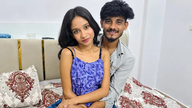 Asian Indian Desi couple having Hardcore Fucking In Hotel Date Mate on First Love Sex Video with Beautiful Young Girl