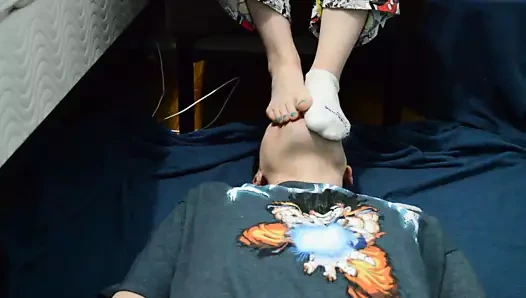 Tsm - lola iş çoraplarına ve ayaklarına tapıyor