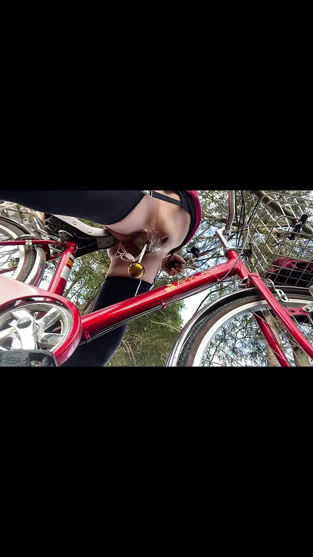 No114 bisiklet güneşte gidiyor