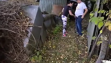 Ateşli kız :) dışarıda sikişiyor