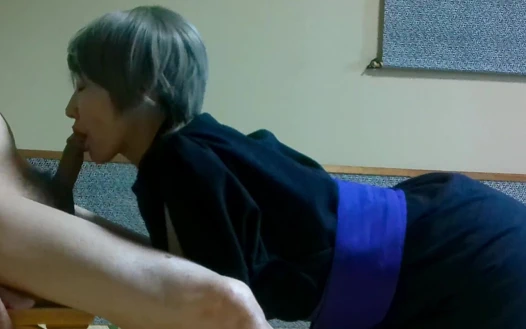 Derin sakso ve yutma olgun kadın