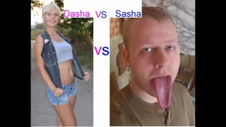 Dasha vs sasha boşalmak üzerinde dil rusça