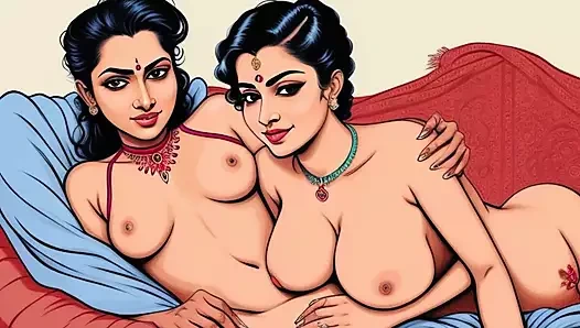 Hintli teyze amcık ve göt sikişi