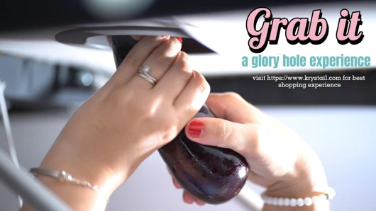 Glory Hole ile sağım masasında patlıcan sağıyor