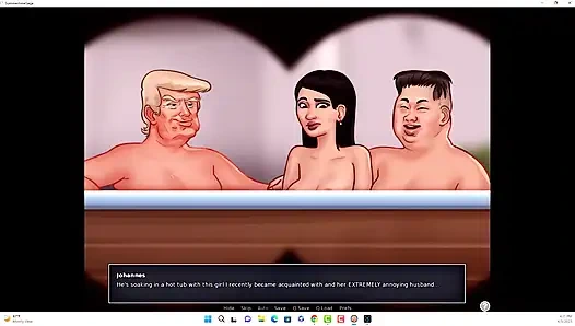 Yaz mevsimi efsanesi - Johannes ve Erik Iwanka'yı izledi, Iwanka Johannes'e kamerada sakso çekti