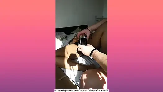 Kinky African MILF's peeing day, 01, part 2 (24:54)