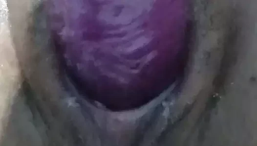 Hot and wet pussy, I love to have sex with my huge 28cm dildo. Huge in my hot.