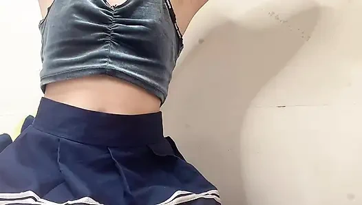 Hana sevimli seksi okul kızı kıyafeti