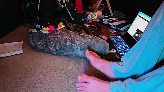 Part 2 of Pedicuring Daddy's Feet