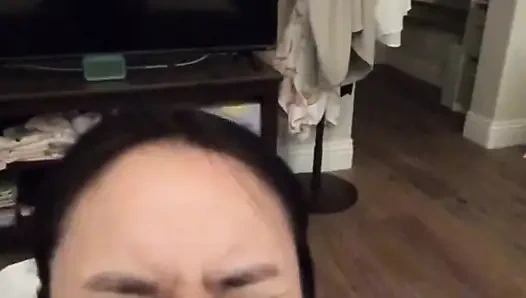 Daddy's good girl likes to clean my dirty asshole with her tongue