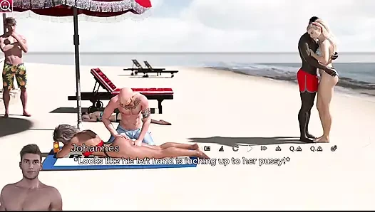 Maceracı çift #4 - Randall Anne'i becerdin ve Johannes onları izledi… bir masajdan sonra anneyi becerecek...