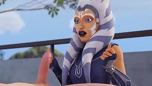 Ahsoka küçük yarak emiyor (çizgi film xxx)