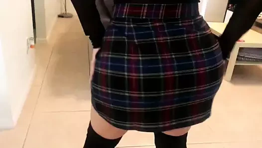 Azgın pawg üvey baba yardımcı oldu - büyük göt