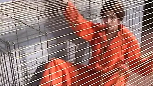 Ateşli erkek delisi için çift canavar yaraklar