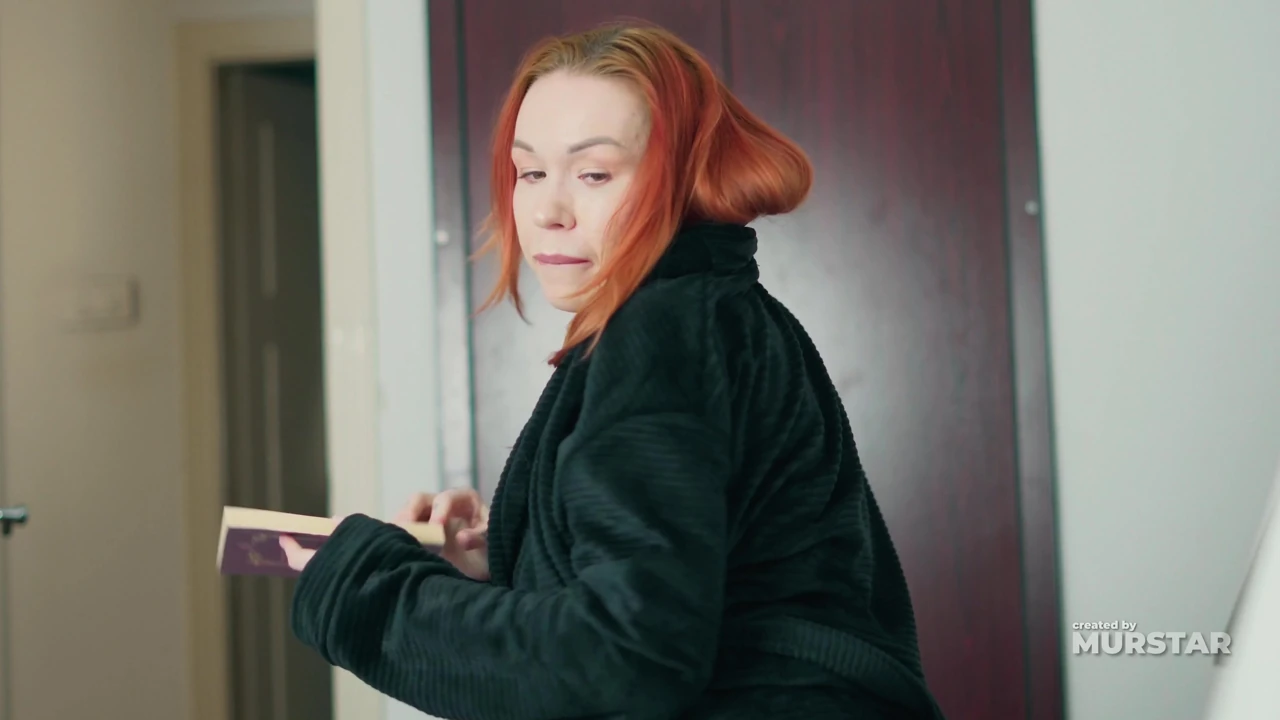 Redheaded Stepmother Catches Her Own Reflection Masturbating to Erotic Fiction – That Forbidden Night Changed Everything