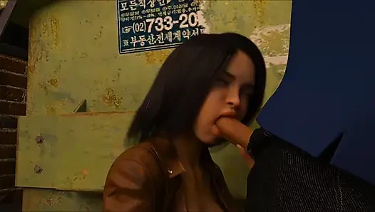 Office Colleague Girl Sucking Viktor Big Cock Almost Caught