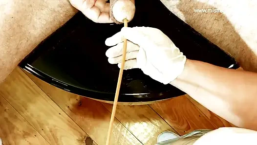 Dominatrix sahibe April tıbbi kobay