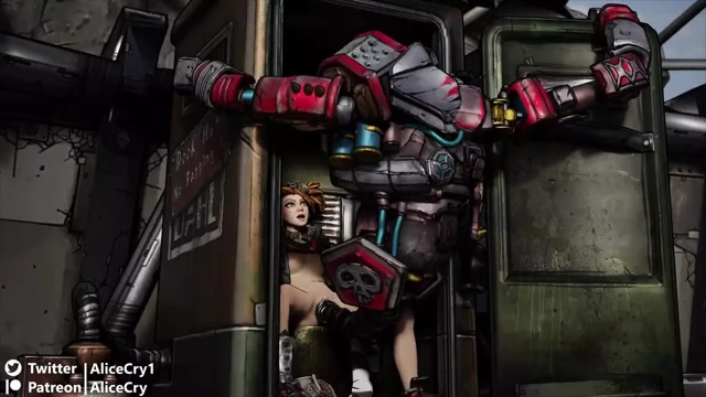 Borderlands 3 gaige sürprizle yakalanıyor ve bir porta potty'de deathtrap tarafından sikiliyor