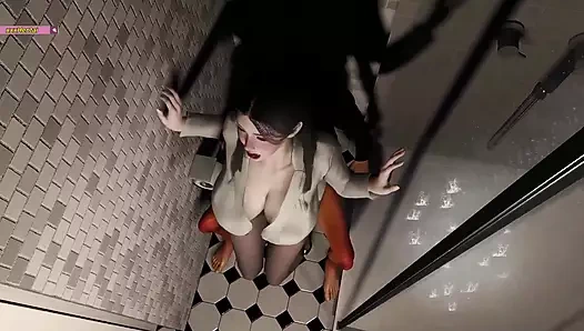 Aldatan evli kadın yaşlı adamla büyük yarak müşterisini sikiyor (p2) - 3 boyutlu animasyon hentai