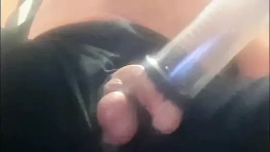 BWC getting gets sucks up by penis pump.