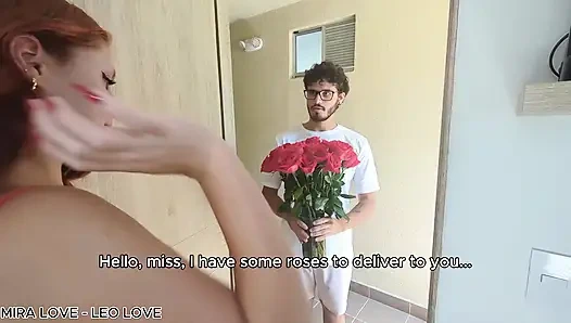 Erkek arkadaşımı teslimatçıyla aldatıyorum