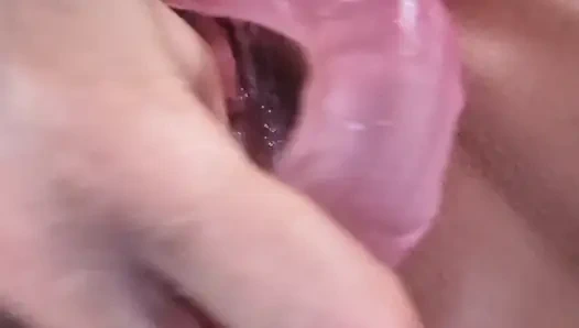 Götüme kadar çift uçlu dildo