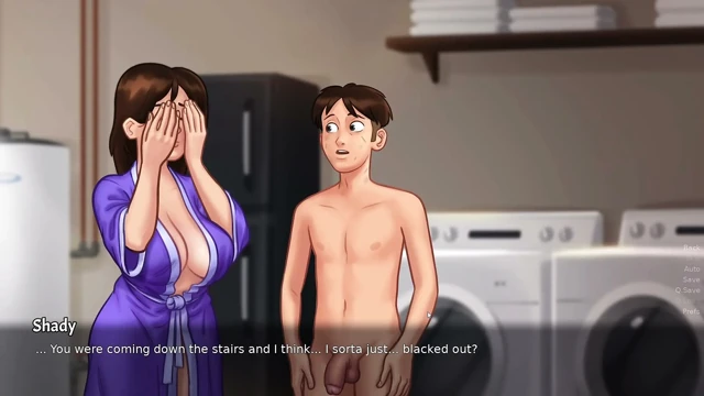 Büyük Memeli Üvey Annem Kalkık Sikimi Gördü - Summertime Saga Bölüm 5