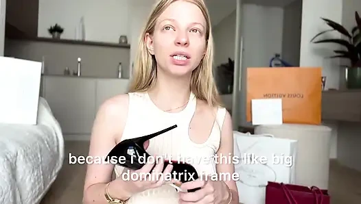 Findom luxury alışveriş vurgun 12k $ ağır boşaltma