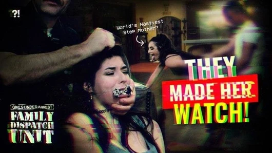 Çılgın koruyucu üvey anne, azgın ucube üvey kardeşlerine polis çağırıyor!