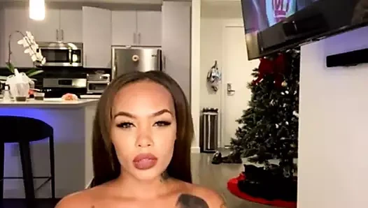 Sıcak abanoz ile bir büyük göt