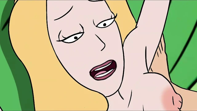 Beth Smith ve Uzay Beth Jessica'ya hükmediyor - takma ve fışkırtma ile rick ve morty lezbiyen derlemesi