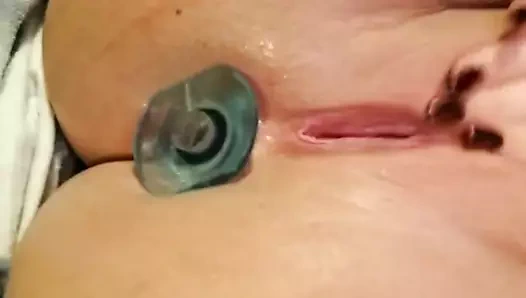 kel amcık sürtük ekler oyuncak içinde sıkı rektum