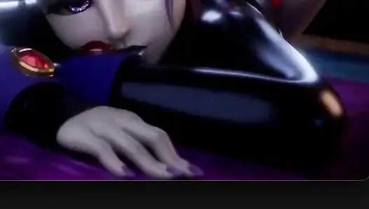 Raven'ın yarakla azdırma dansı seksi göt sikişi