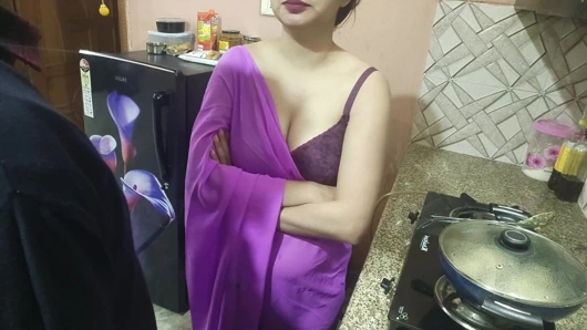 Desi Indian step mom surprise her step son Vivek on his birthday dirty talk in hindi voice