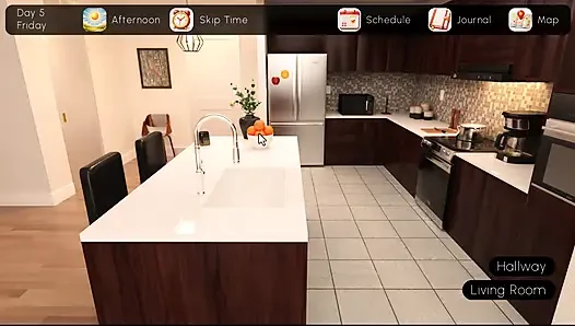 Sunset Rose 5 o odada bulduğuma inanamıyor ve Catalina'ya yardım etmek ilginçleşiyor