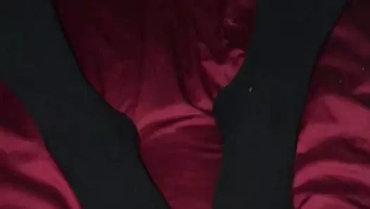 Latin çift çorap kızdırmak