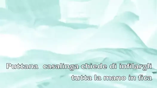 zoccola vuole infilata tutta la mano in fica