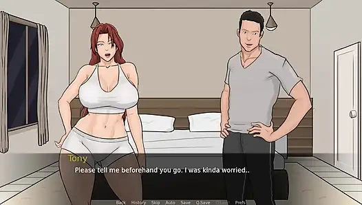 Eva'nın ecstasy #10 ateşli kızıl saçlı erkek arkadaşını üvey babasıyla aldatıyor