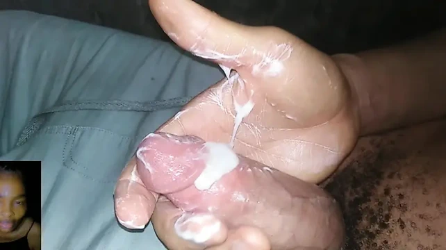 18 years old boy caught masturbating on a video call