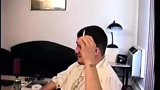 Stroking and Sucking Amateur Straight Boy CJ