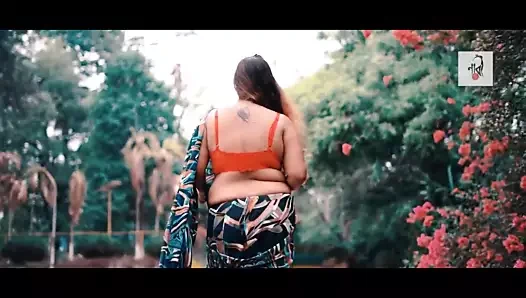 Puja deniz yeşili baskı sari