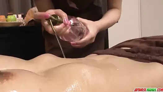 Aoi miyama kedi seviyor, bu yüzden o alır - daha fazla japanmamas.