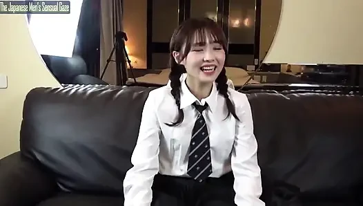 Aktif idol sevgilim, hayranlara aşık sevimli bir yıldız özel, istekli bir karşılaşmaya veriyor