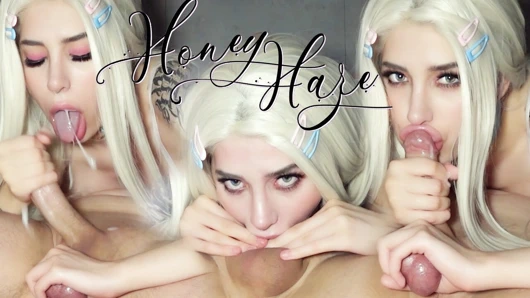 Seksi sarışın genç deepthroats sonra okul